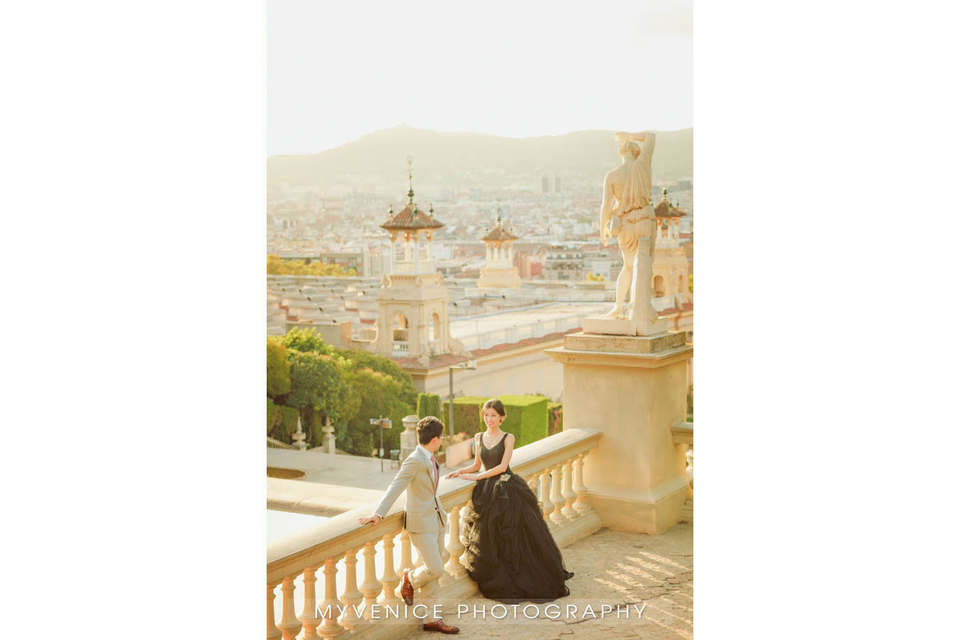 欧洲旅拍，欧洲婚纱照，西班牙旅拍，巴塞罗那婚纱